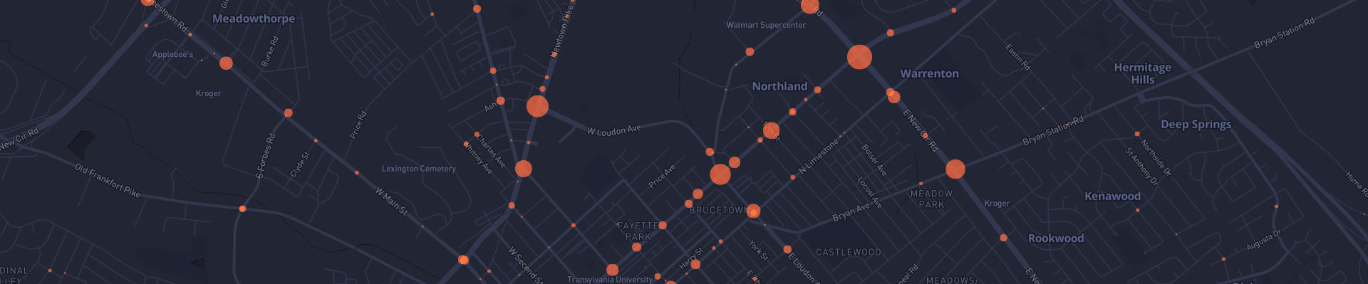 Lexington Accident Hotspots