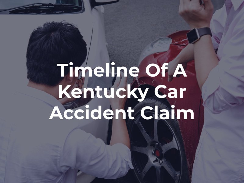 Timeline of a Kentucky car accident claim